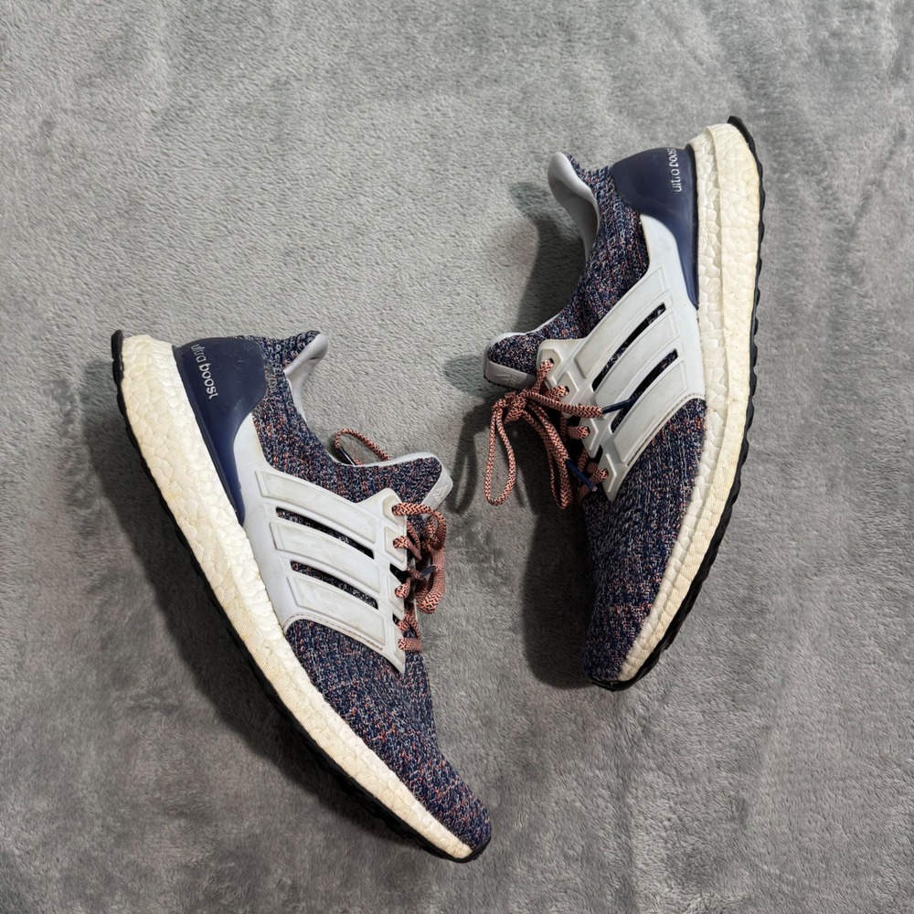 Adidas UltraBoost 4.0 Navy Pink Multi Primeknit Sneakers BB6148 Womens 10.5